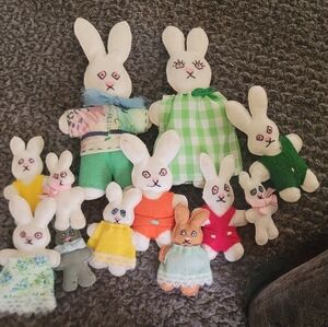 Vintage Handmade Easter Bunnies